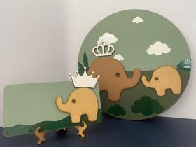 Kit em mdf tema Elefante