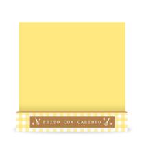 Kit Embalagem de Fatia de Bolo Slice Cake em Papel Cartão Amarelo 5 unidades 11x12cm