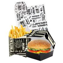 Kit Embalagem Hamburguer Fast Food Delivery Standard Kit Embalagem Hamburguer Fast Food Delivery Standard
