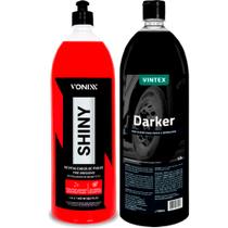 Kit Embelezadores Darker 1,5l Vintex + Shiny 1,5l Vonixx