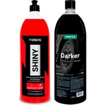 Kit Embelezadores Darker 1,5l Vintex + Shiny 500ml Vonixx