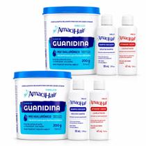 Kit Embelleze AmaciHair Mix Hialurônico: 2 Creme Relaxamento Guanidina 200g Kit Embelleze AmaciHair Mix Hialurônico: 2 Creme Relaxamento Guanidina 200g