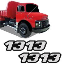 Kit Emblema 1313 Mercedes Benz Antigo Caminhão Resinado Kit Emblema 1313 Mercedes Benz Antigo Caminhão Resinado