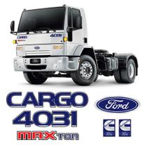 Kit Emblema Adesivo Caminhão Ford Cargo 4031 Maxton Cummins
