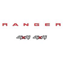 Kit Emblema Adesivo Ford Ranger 4x4 Kit Emblema Adesivo Ford Ranger 4x4