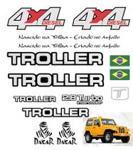 Kit Emblema Adesivo Resinado Troller 2005 4x4 Refletivo Kit Emblema Adesivo Resinado Troller 2005 4x4 Refletivo