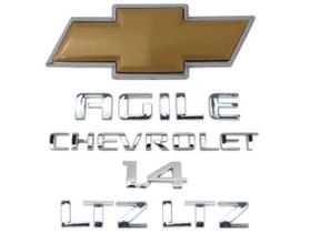 Kit emblema agile ltz 1.4 gravata gm mala Kit emblema agile ltz 1.4 gravata gm mala