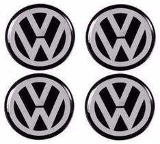 Kit emblema calota resinado volkswagen 48mm - NEWKAR Kit emblema calota resinado volkswagen 48mm - NEWKAR