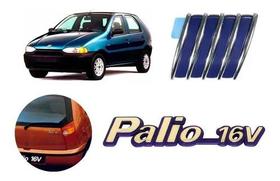 Kit Emblema Capo + Letreiro Palio 16v Fiat Palio 97 98 99