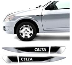 Kit Emblema Celta 2001 a 2015 Lateral Resinado Adesivo