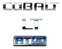 Kit emblema cobalt lt at 6speed Kit emblema cobalt lt at 6speed