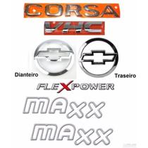 Kit Emblema Corsa Hacth Vhc Gm Mala Gm Grade Adesivo Flexpower Maxx - Car Stuff