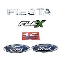 Kit emblema fiesta 1.6 ford grade mala adesivo flex - CAR STUFF