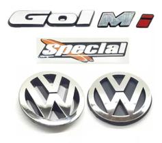 Kit Emblema Gol Mi Vw Mala Vw Grade Adesivo Special