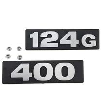 Kit Emblema Letreiro Modelo Potência Compatível Scania 124G + 400 + 4 travas Kit Emblema Letreiro Modelo Potência Compatível Scania 124G + 400 + 4 travas