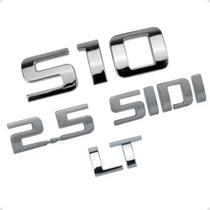 Kit emblema mala s10 sidi lt 2.5 cromado Kit emblema mala s10 sidi lt 2.5 cromado