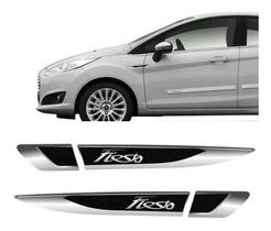 Kit Emblema New Fiesta 2013 A 2021 Lateral Resinado Adesivo