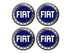 Kit Emblema Para Calota Resinado 4un Fiat 48 Mm Azul Kit Emblema Para Calota Resinado 4un Fiat 48 Mm Azul