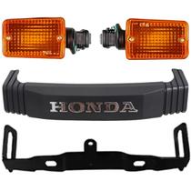 Kit Emblema + Pisca + Suporte Do Pisca Titan 125 95 Á 99 Kit Emblema + Pisca + Suporte Do Pisca Titan 125 95 Á 99
