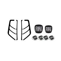 Kit Emblema Punto Black Completo + Adesivo Lanterna Traseira Kit Emblema Punto Black Completo + Adesivo Lanterna Traseira