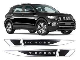 Kit Emblema Tcross 2019 2020 2021 Lateral Resinado Adesivo Kit Emblema Tcross 2019 2020 2021 Lateral Resinado Adesivo
