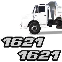Kit Emblemas 1621 Mercedes Benz Caminhão Antigo Resinado