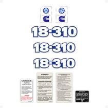 Kit Emblemas 18-310 Caminhão Volkswagen + Cummins - Genérico