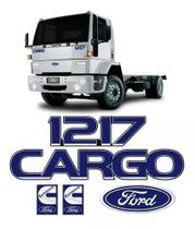 Kit Emblemas Adesivos Cargo 1217 Caminhão Ford Cummins Kit Emblemas Adesivos Cargo 1217 Caminhão Ford Cummins