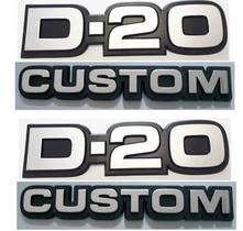 Kit Emblemas D-20 - Custom - Chevrolet