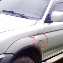 Kit Emblemas L200 Outdoor 4x4 Gls 2007 Adesivos Resinados