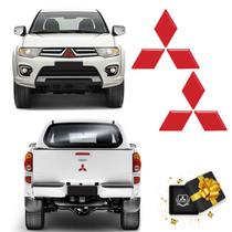 Kit Emblemas L200 Triton 2017 + Volante Logos Refletivos Kit Emblemas L200 Triton 2017 + Volante Logos Refletivos