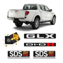 Kit Emblemas L200 Triton Glx 2011/2013 Di-dh Sds Resinado Kit Emblemas L200 Triton Glx 2011/2013 Di-dh Sds Resinado