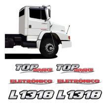 Kit Emblemas Mercedes Benz L 1318 Top Brake Adesivo Caminhão Kit Emblemas Mercedes Benz L 1318 Top Brake Adesivo Caminhão
