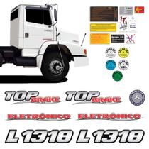 Kit Emblemas Mercedes Benz L 1318 Top Brake Adesivo Caminhão Kit Emblemas Mercedes Benz L 1318 Top Brake Adesivo Caminhão