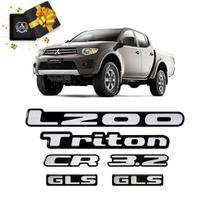 Kit Emblemas Mitsubishi L200 Triton Gls Cr 3.2 2013 Resinado Kit Emblemas Mitsubishi L200 Triton Gls Cr 3.2 2013 Resinado