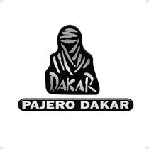 Kit Emblemas Pajero Dakar Adesivos Tampa Traseira Resinados