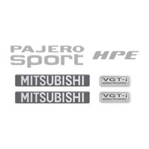 Kit Emblemas Pajero Sport Hpe Vgt-i 2009 Adesivo Mitsubishi Kit Emblemas Pajero Sport Hpe Vgt-i 2009 Adesivo Mitsubishi