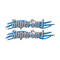 Kit Emblemas Super Surf Azul/Cinza 2003/2008 Modelo Original