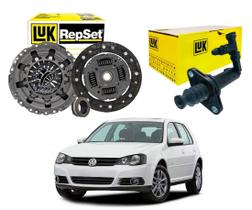 Kit embreagem cilindro cambio luk volkswagen golf 1.6 2007 a 2014