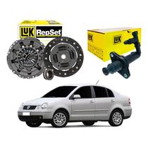 Kit Embreagem Cilindro Câmbio Polo Sedan 1.6 2002 A 2006