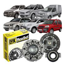Kit Embreagem Com Rolamento Fiat Punto Doblô Uno Fiorino Siena Palio Idea 1996 2017 Original Luk
