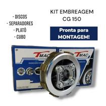 Kit Embreagem Completa Honda Titan 150 2004 até 2008 Fan 150 2009 até 2013 Fan 125 2009 até 2013 Peça Moto Qualidade