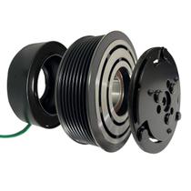 Kit Embreagem Compressor Ar Cond 7h15 8pk 124mm 24v Chaveta