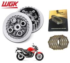 Kit Embreagem Disco Maxx + Cubo Plato Wgk Ys Fazer Xtz Lander Tenere 250