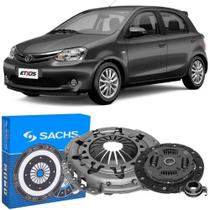 Kit Embreagem Original Sachs - Toyota Etios 1.3 e 1.5 de 2012 a 2015.