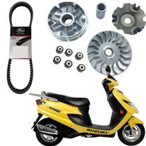 Kit embreagem primaria +correia trasmissao burgman an 125 carburada 05-10