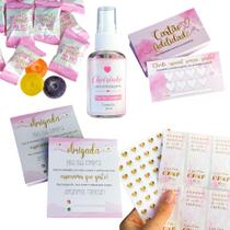 Kit Empreendedor Cartões De Agradecimento + Adesivos+ Bala + Cartão Fidelidade cliente + Cheirinho - 276 itens - Kit Empreendedor Cartões De Agradecimento + Adesivos+ Bala + Cartão Fidelidade cliente + Cheirinho - 276 itens -