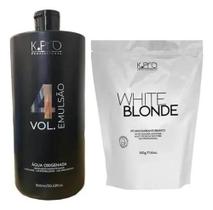 Kit Emulsão 4V 900ml e Pó White Blond 500g Kpro