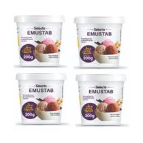 Kit emulsificante emustab 200g selecta com 4 unidades - mix