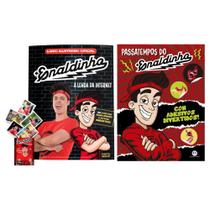 Kit Enaldinho, a lenda da internet - Álbum com 50 figurinhas e pôster + Livro de Passatempos do Enaldinho - Kit de Livros